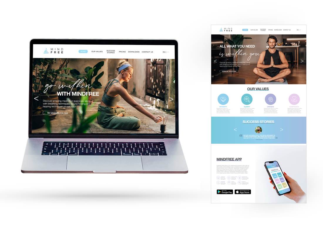 MindFree App & Web visual 1
