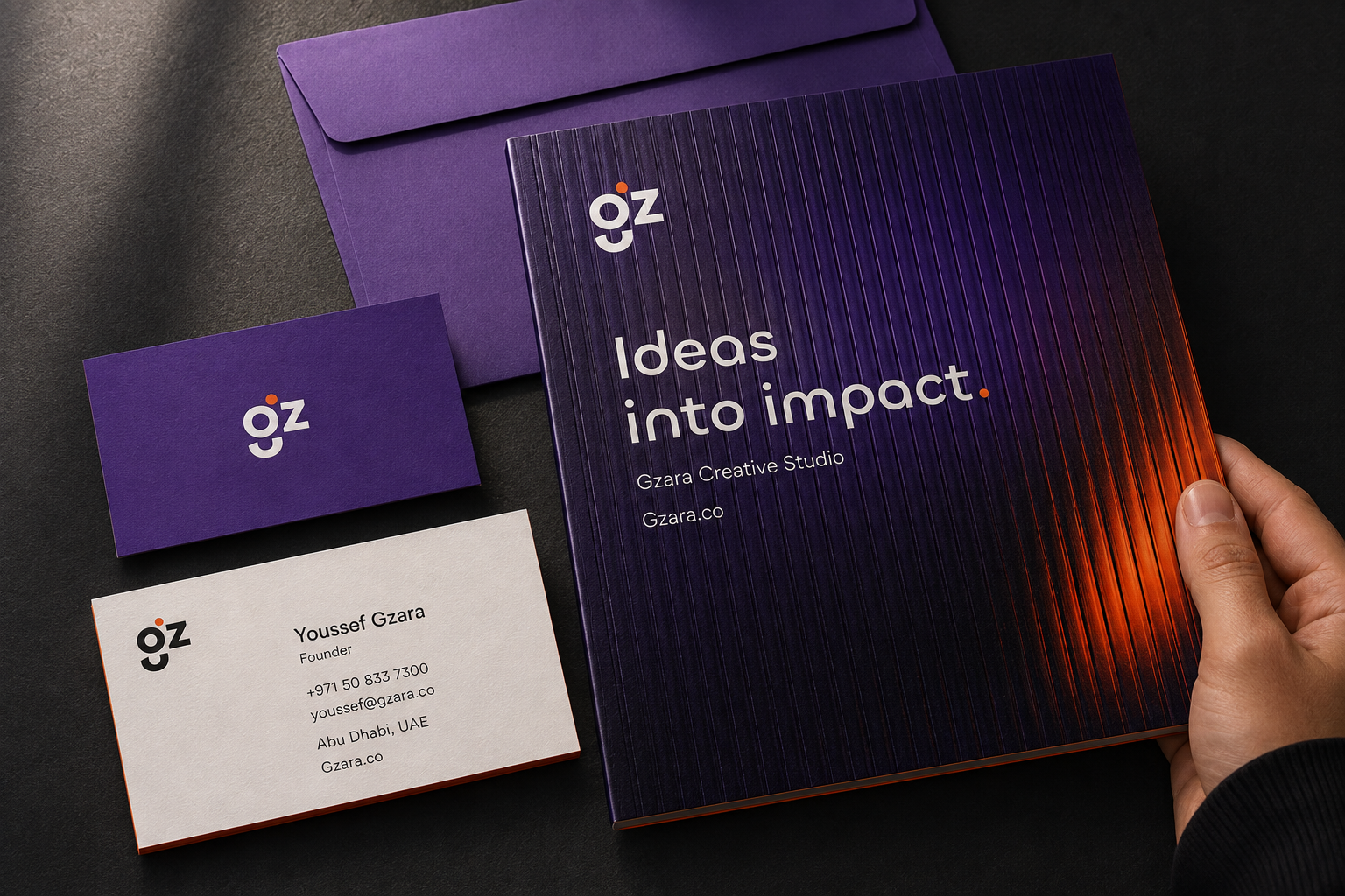 Gzara Creative Studio visual for Bilingual Guidelines, Documented Equally